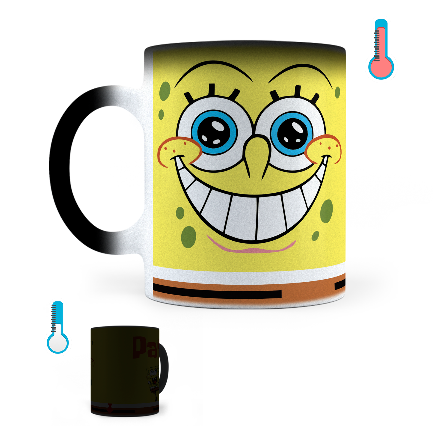 Taza Mágica Bob Esponja Personalizada - Térmica 11 oz (320 ml)