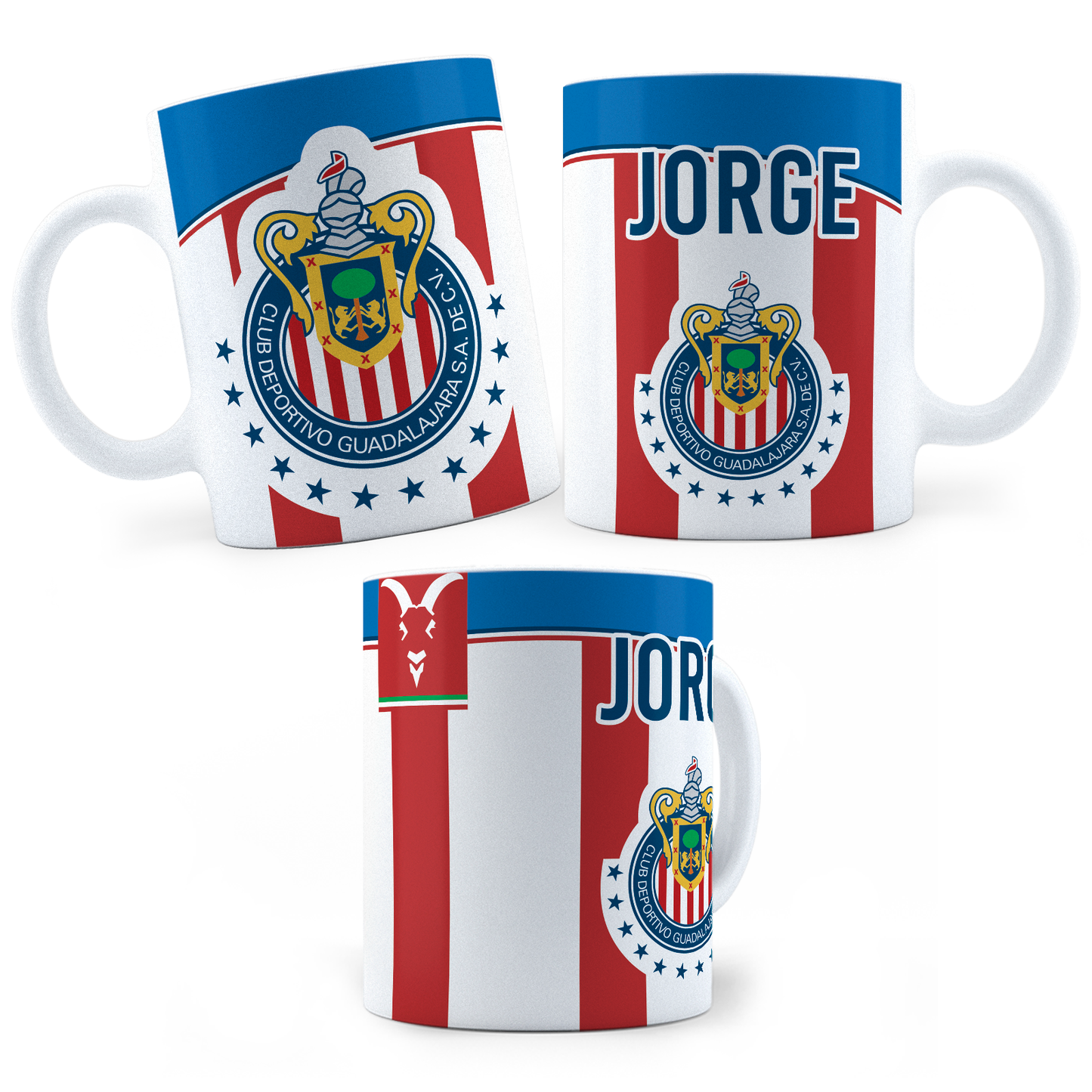 Taza Chivas de Guadalajara Personalizada - 11Oz (320 ml)