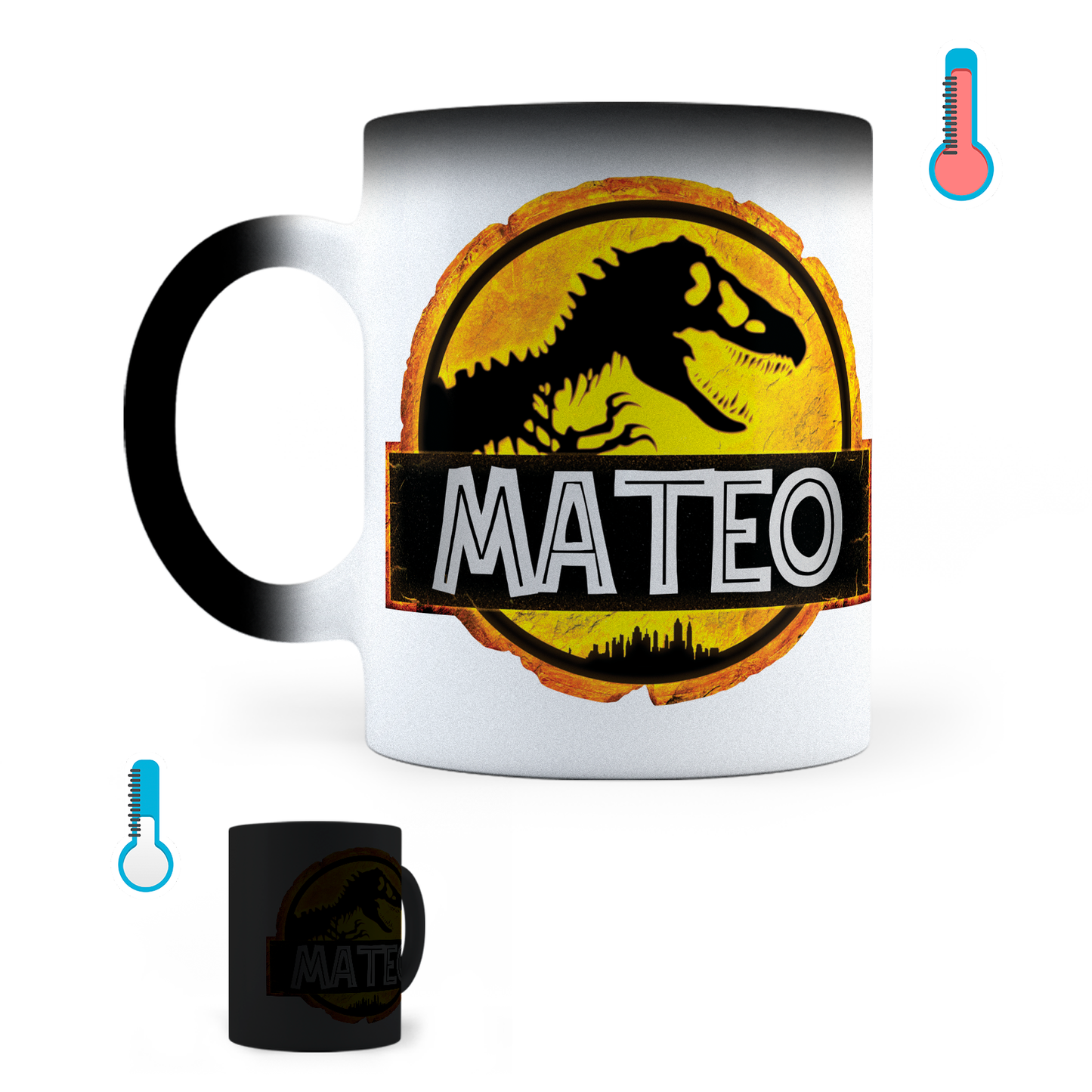 Taza Térmica T. Rex Personalizada - Térmica 11 oz (320 ml)