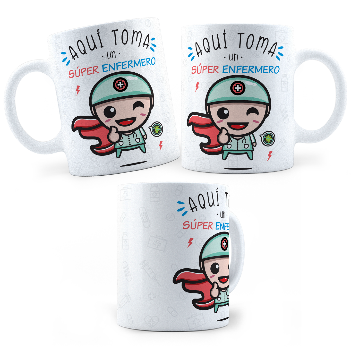 Taza Súper Enfermero - 11Oz (320 ml)