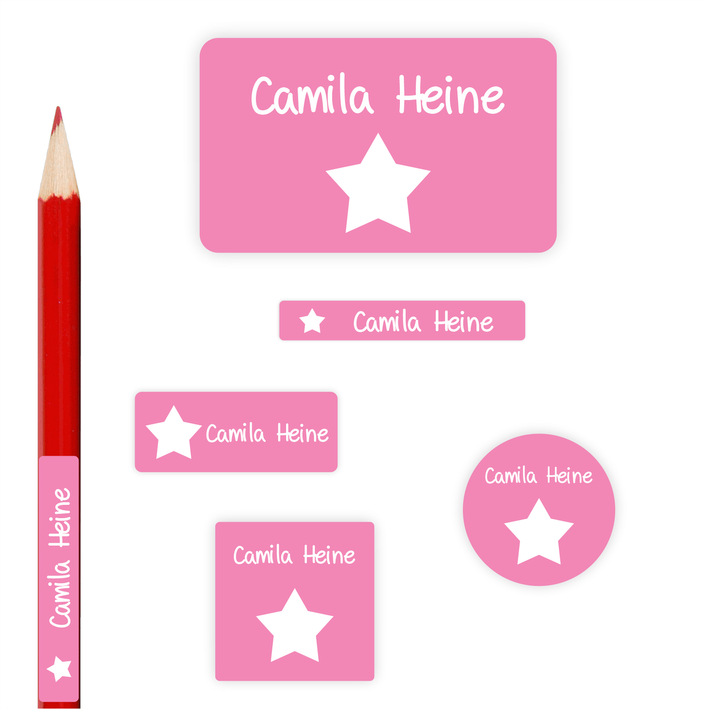 Etiquetas Estrella Personalizadas