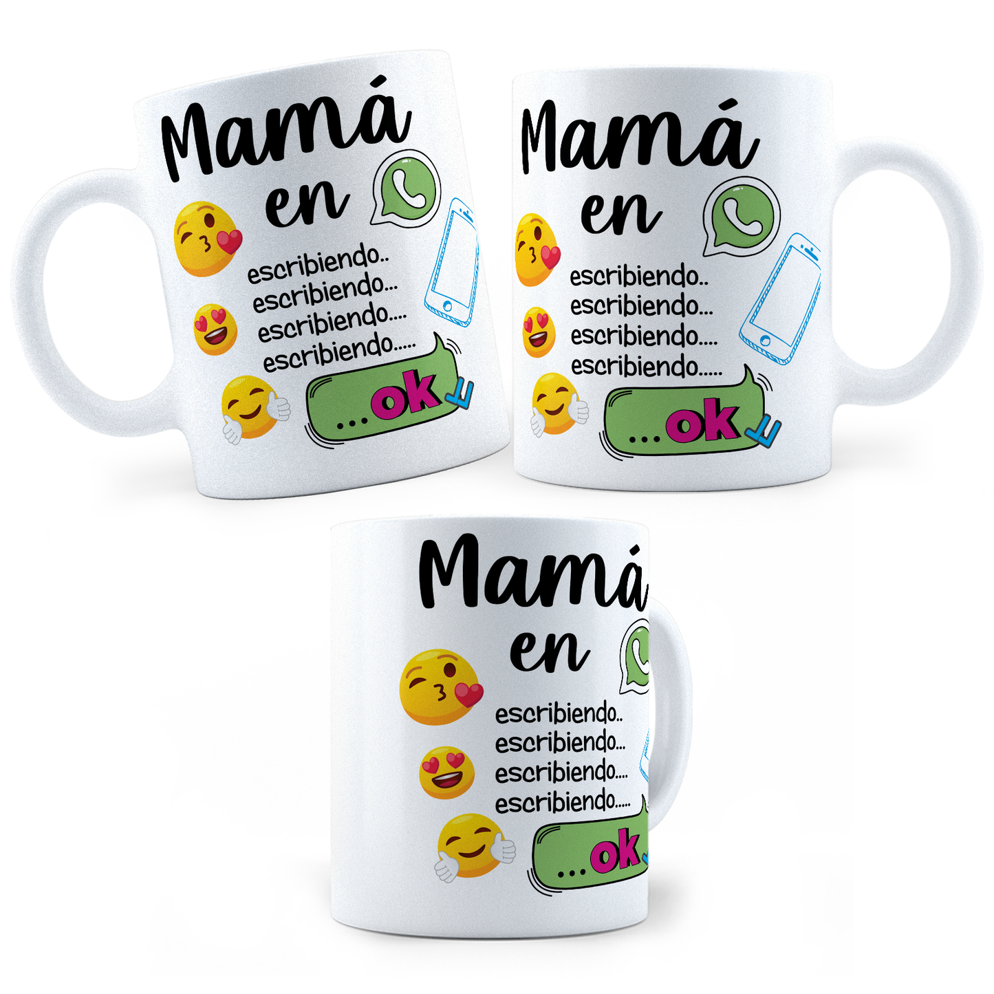 Taza Mamá Escribiendo - 11Oz (320 ml)
