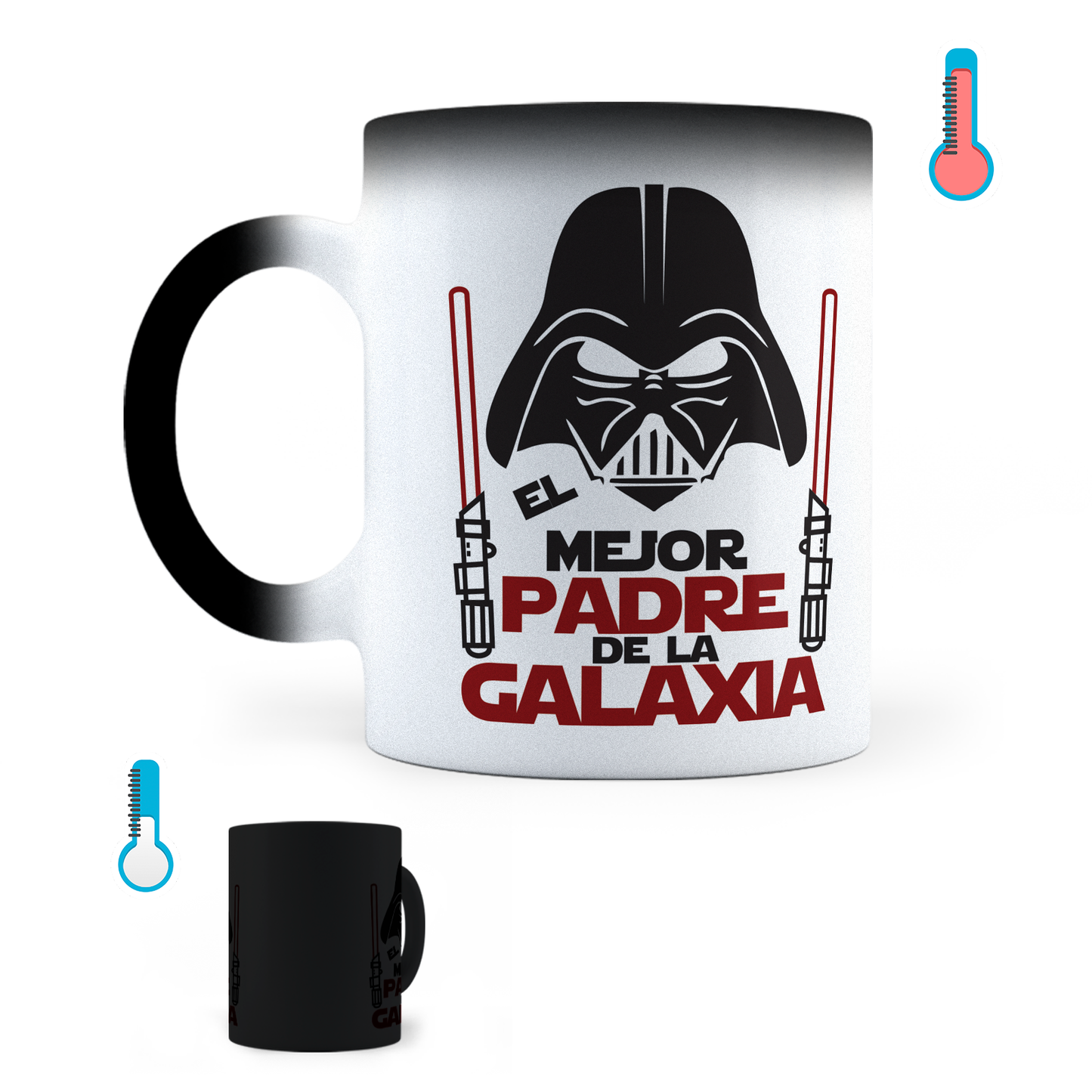 Taza Mágica El Mejor Padre de la Galaxia - Térmica 11 oz (320 ml)