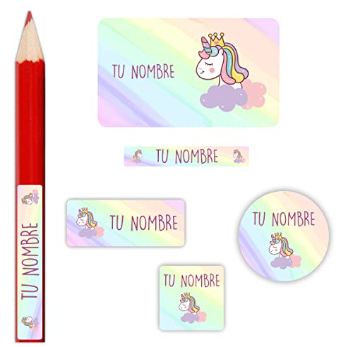 Etiquetas Unicornio Personalizadas
