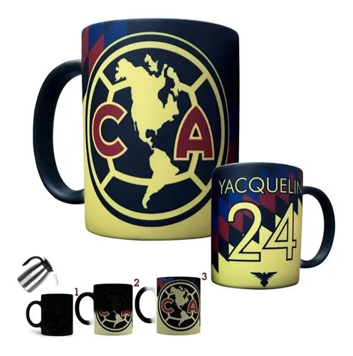 Taza Mágica Club América Personalizada