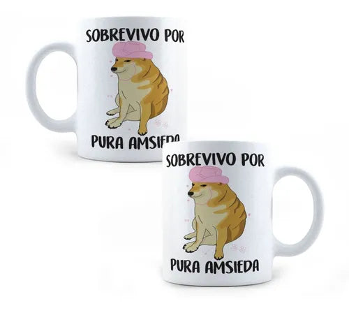 Taza Meme Cheems Me Da Amsieda