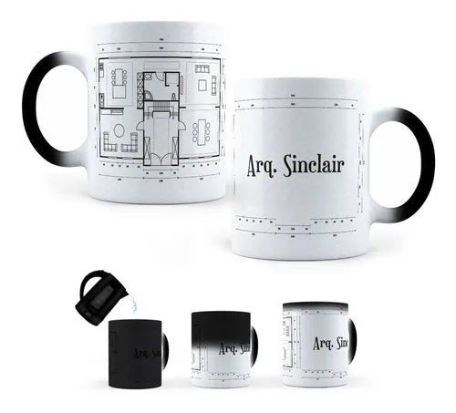 Taza Mágica Arquitectura Personalizada