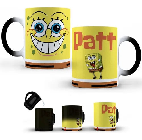 Taza Mágica Bob Esponja Personalizada