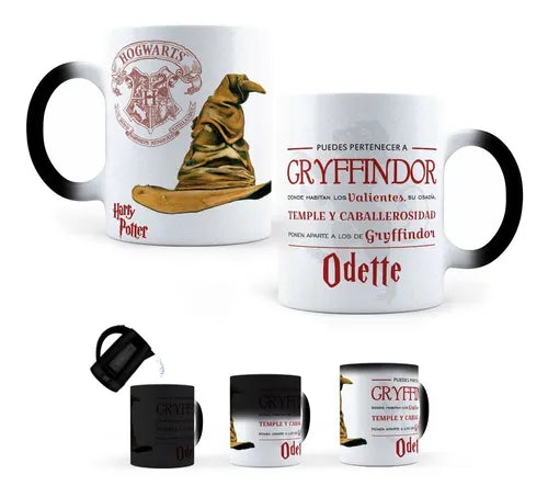 Taza Mágica Personalizada Gryffindor Harry Potter