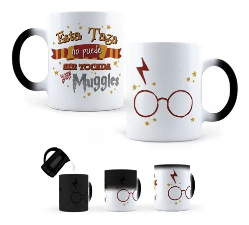 Taza Mágica Harry Potter Muggles