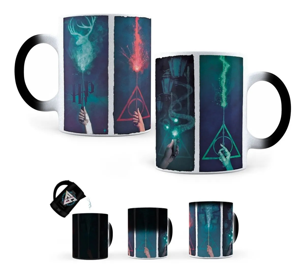 Taza Mágica Harry Potter Reliquias