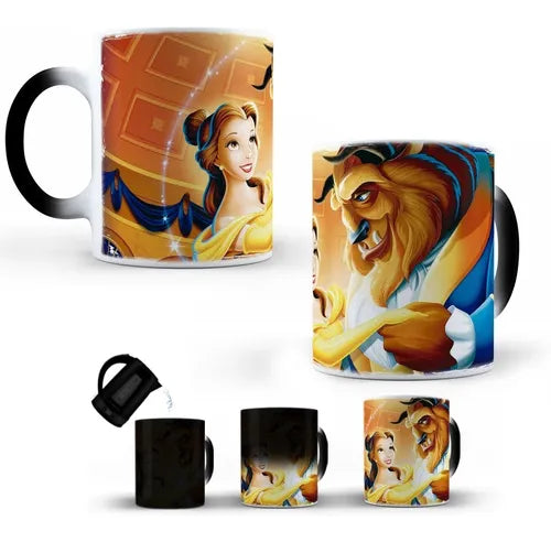 Taza Mágica La Bella Y La Bestia
