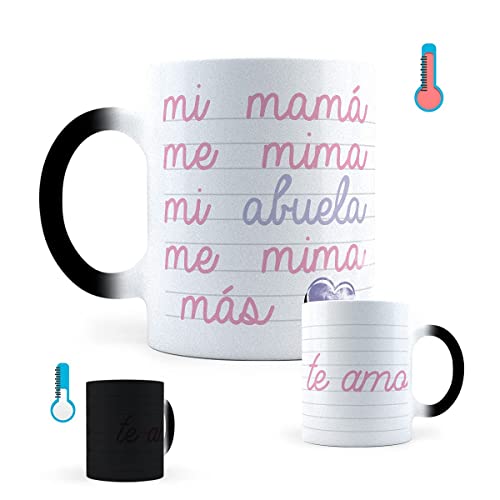 Taza Mágica Mi Abuela Me Mima Más