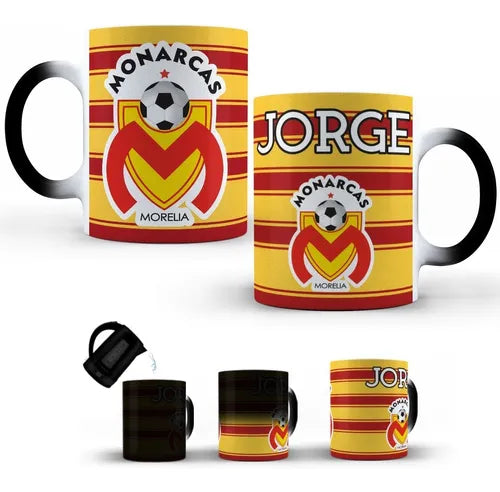 Taza Mágica Monarcas Morelia Personalizada