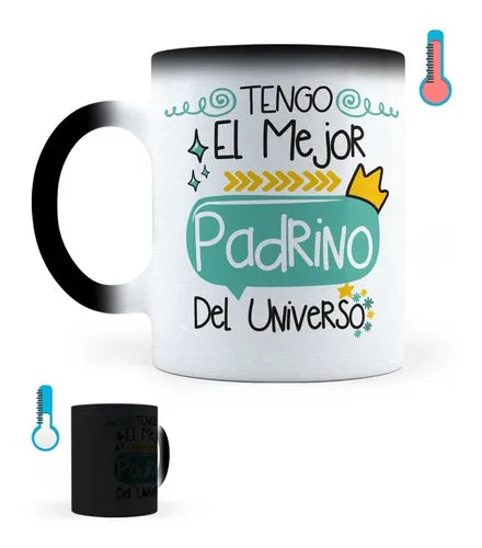Taza Mágica El Mejor Padrino Del Universo