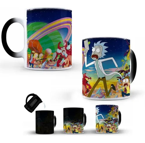 Taza Mágica Rick And Morty