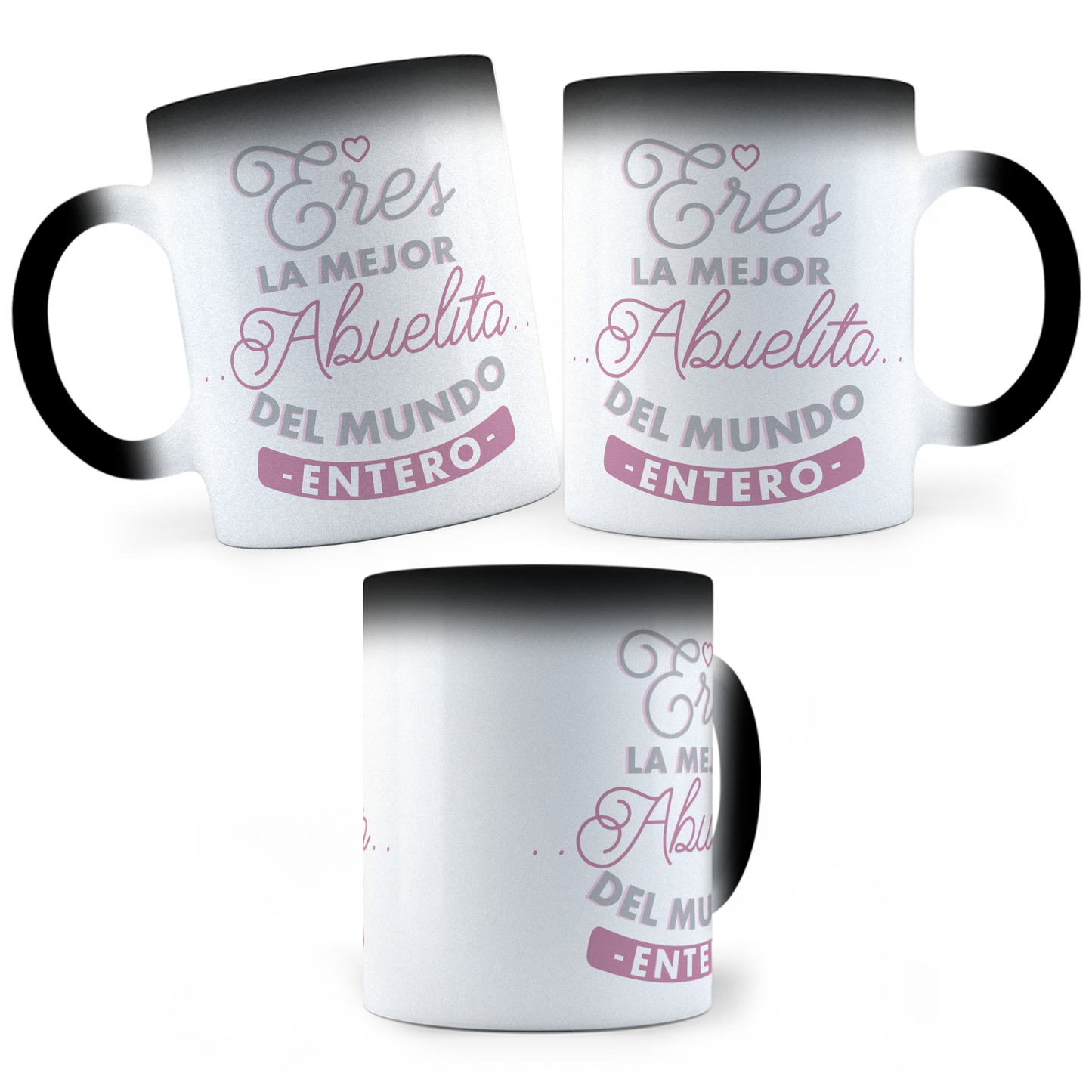 Taza Mágica La Mejor Abuela del Mundo - Térmica 11 oz (320 ml)