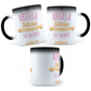 Taza Mágica Abuela Eres La Mejor Del Mundo -  Térmica 11 oz (320 ml)