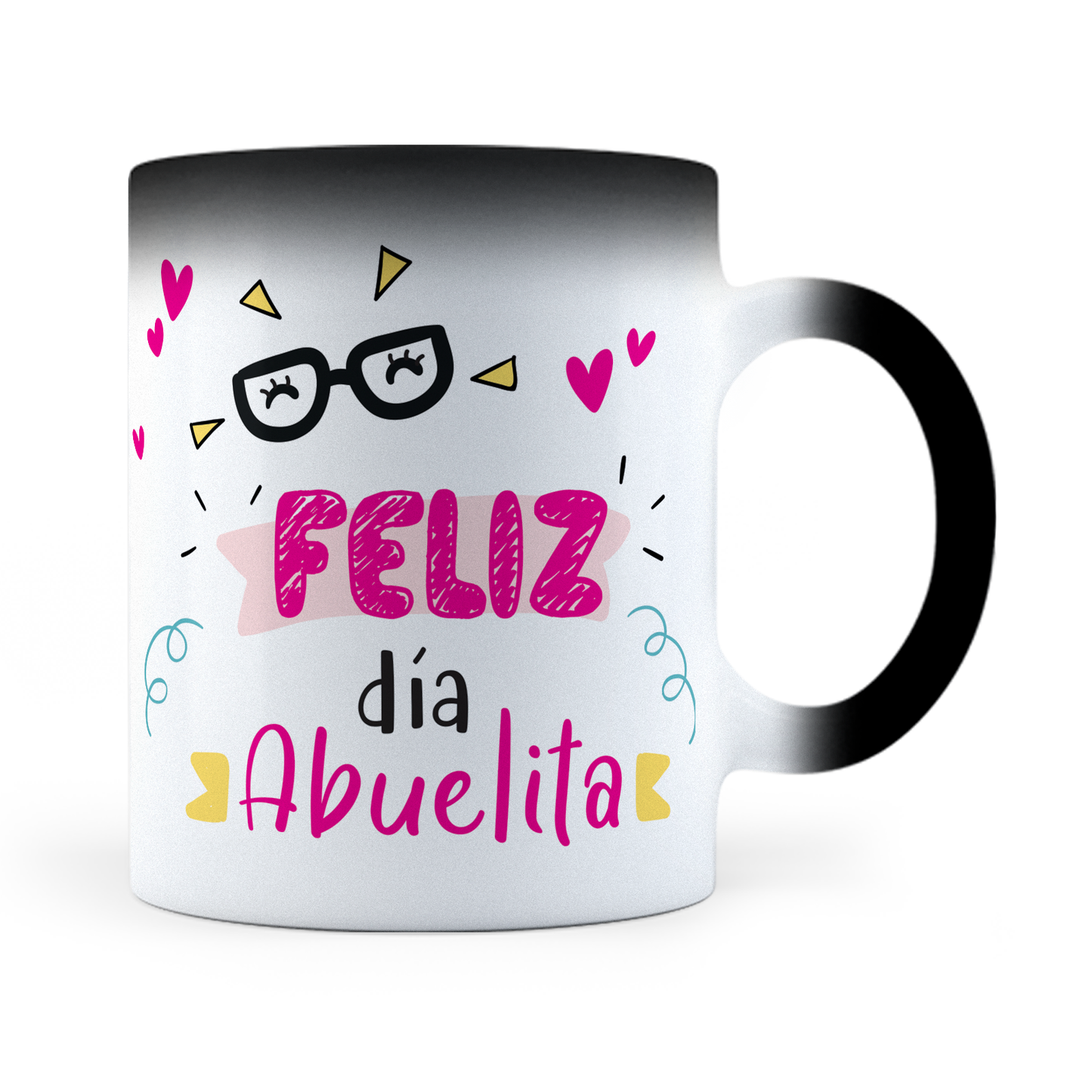 Taza Mágica Feliz Día Abuelita - Térmica 11 oz (320 ml)