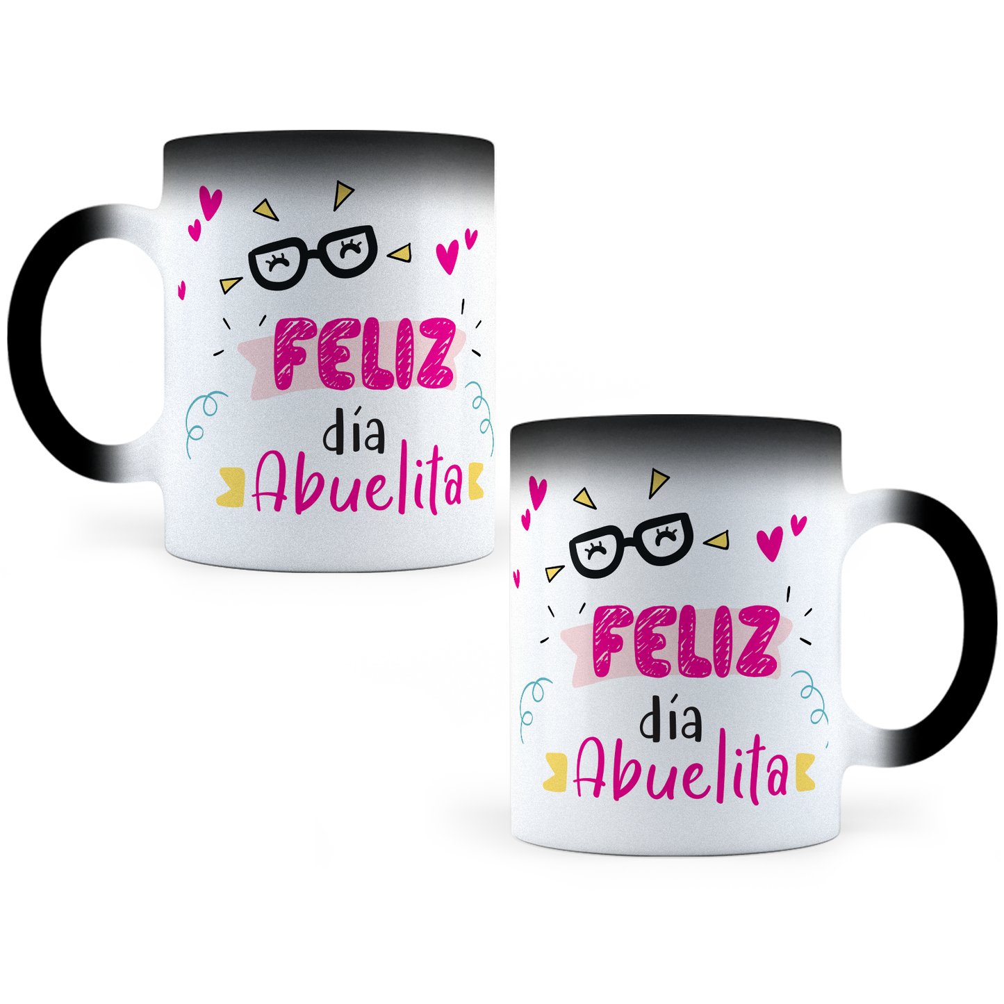 Taza Mágica Feliz Día Abuelita - Térmica 11 oz (320 ml)