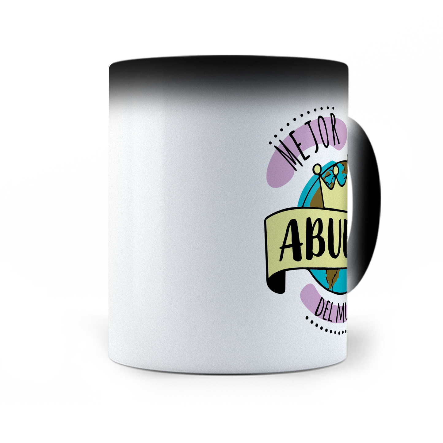 Taza Mágica La Mejor Abuelita Del Mundo - Térmica 11 oz (320 ml)