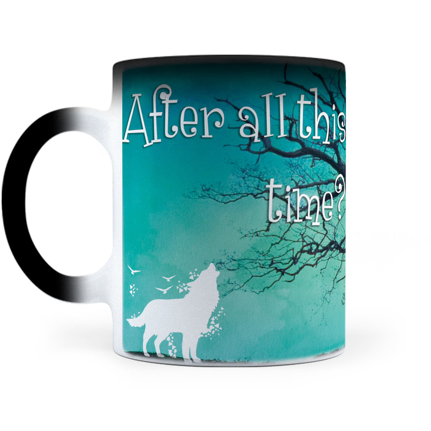 Taza Mágica Harry Potter Patronus Lobo - Térmica 11 oz (320 ml)