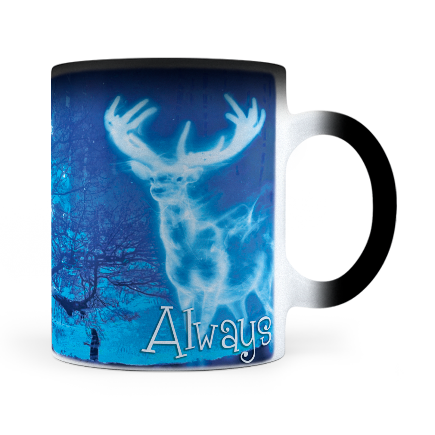 Taza Mágica Harry Potter Patronus -  Térmica 11 oz (320 ml)