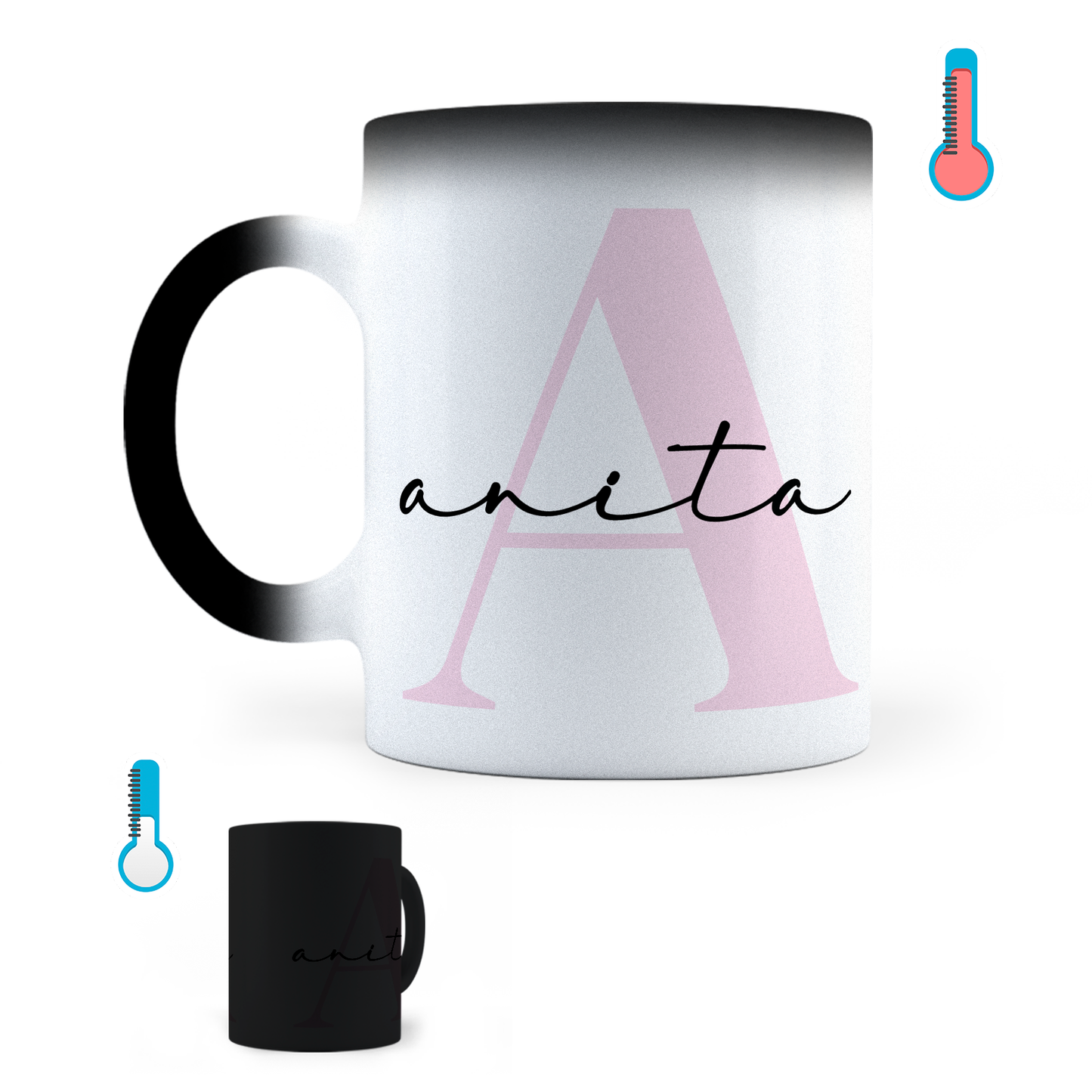Taza Mágica Con Nombre - Térmica 11 oz (320 ml)