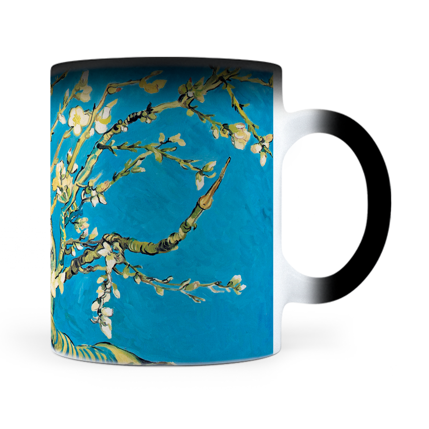 Taza Mágica Almendro En Flor Vincent Van Gogh - Térmica 11 oz (320 ml)
