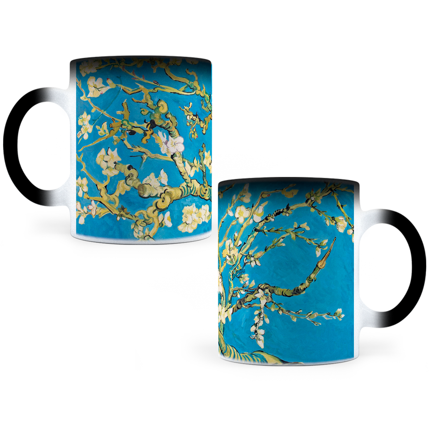 Taza Mágica Almendro En Flor Vincent Van Gogh - Térmica 11 oz (320 ml)