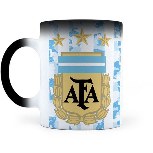 Taza Mágica Argentina Fútbol -  Térmica 11 oz (320 ml)