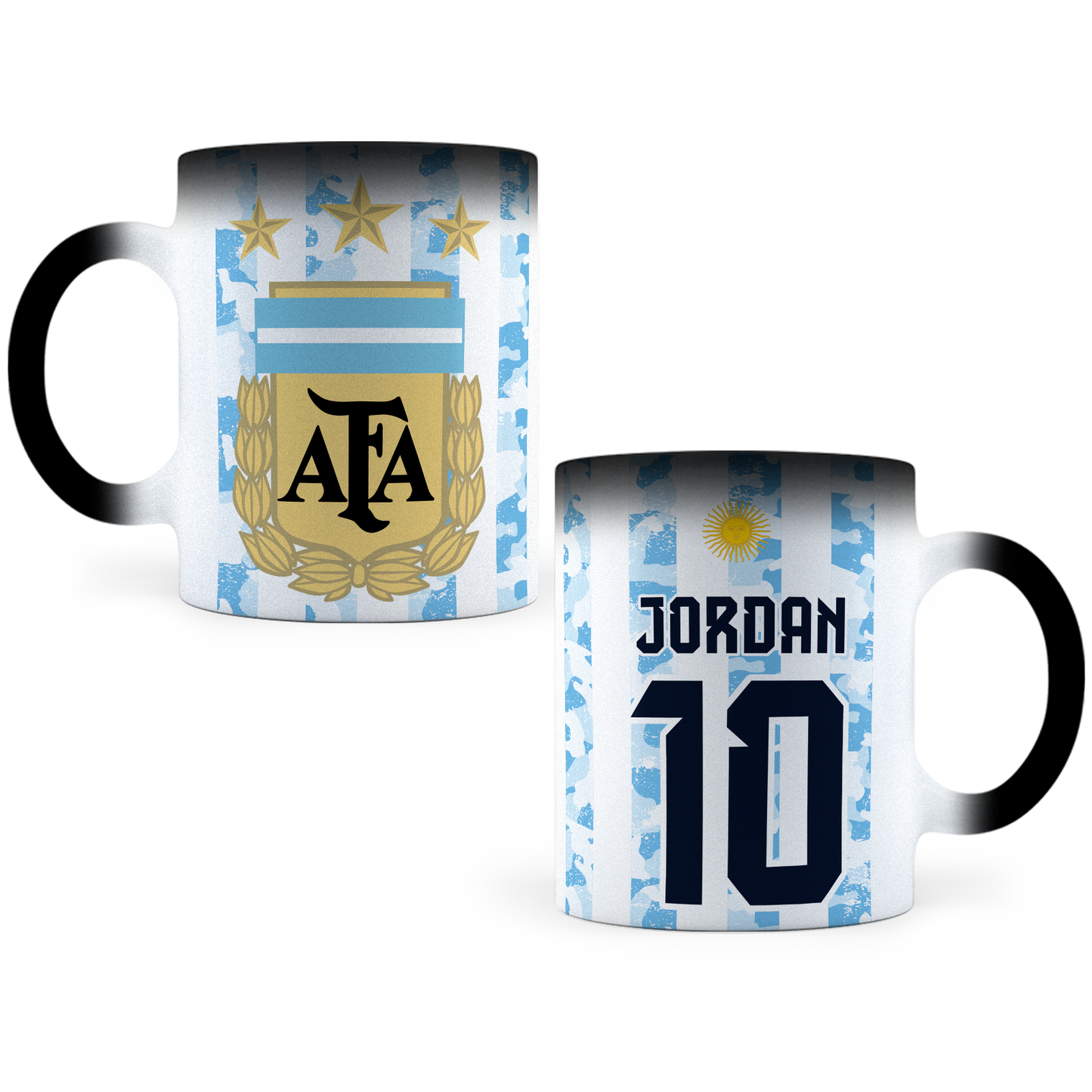 Taza Mágica Argentina Fútbol -  Térmica 11 oz (320 ml)