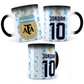 Taza Mágica Argentina Fútbol -  Térmica 11 oz (320 ml)