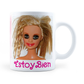 Taza Estoy Bien Meme Barbie -11 oz (320 ml)