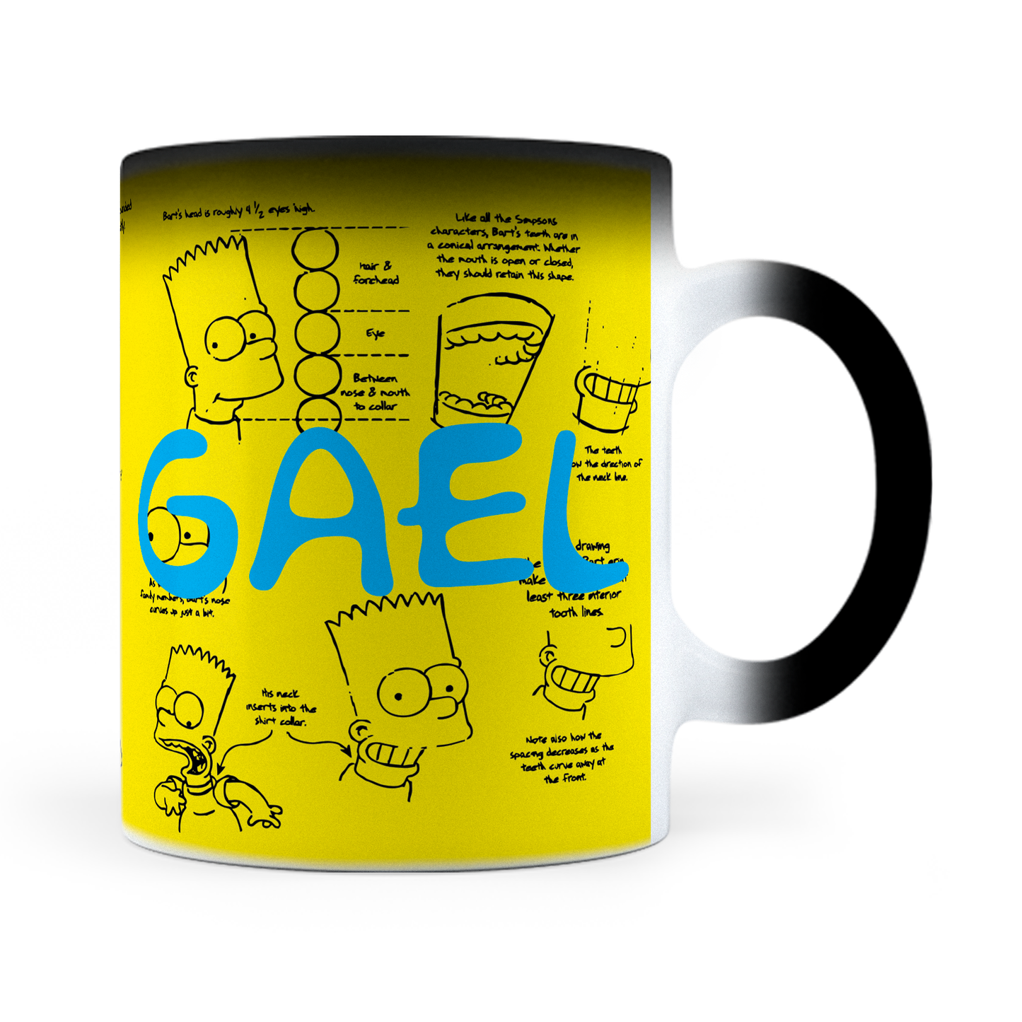 Taza Mágica Homero Simpson Personalizada -  Térmica 11 oz (320 ml)