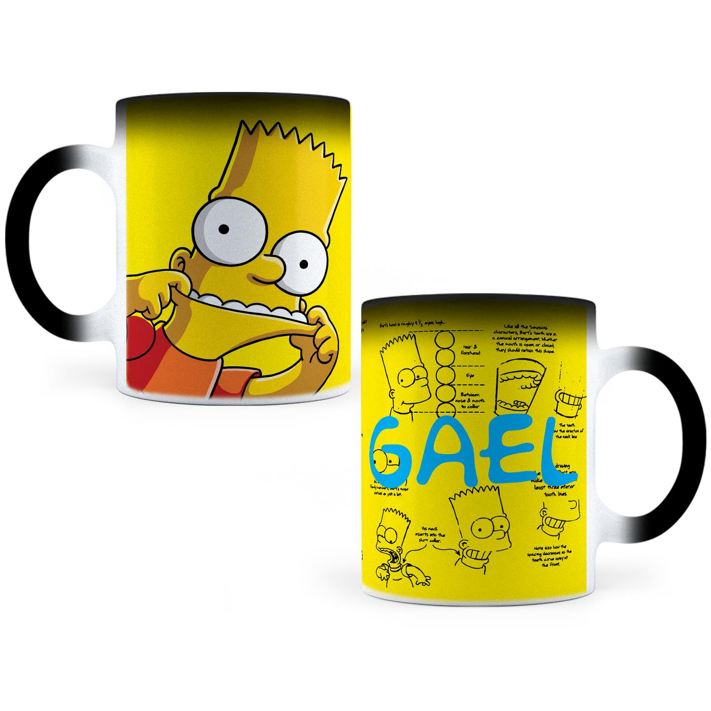Taza Mágica Homero Simpson Personalizada -  Térmica 11 oz (320 ml)