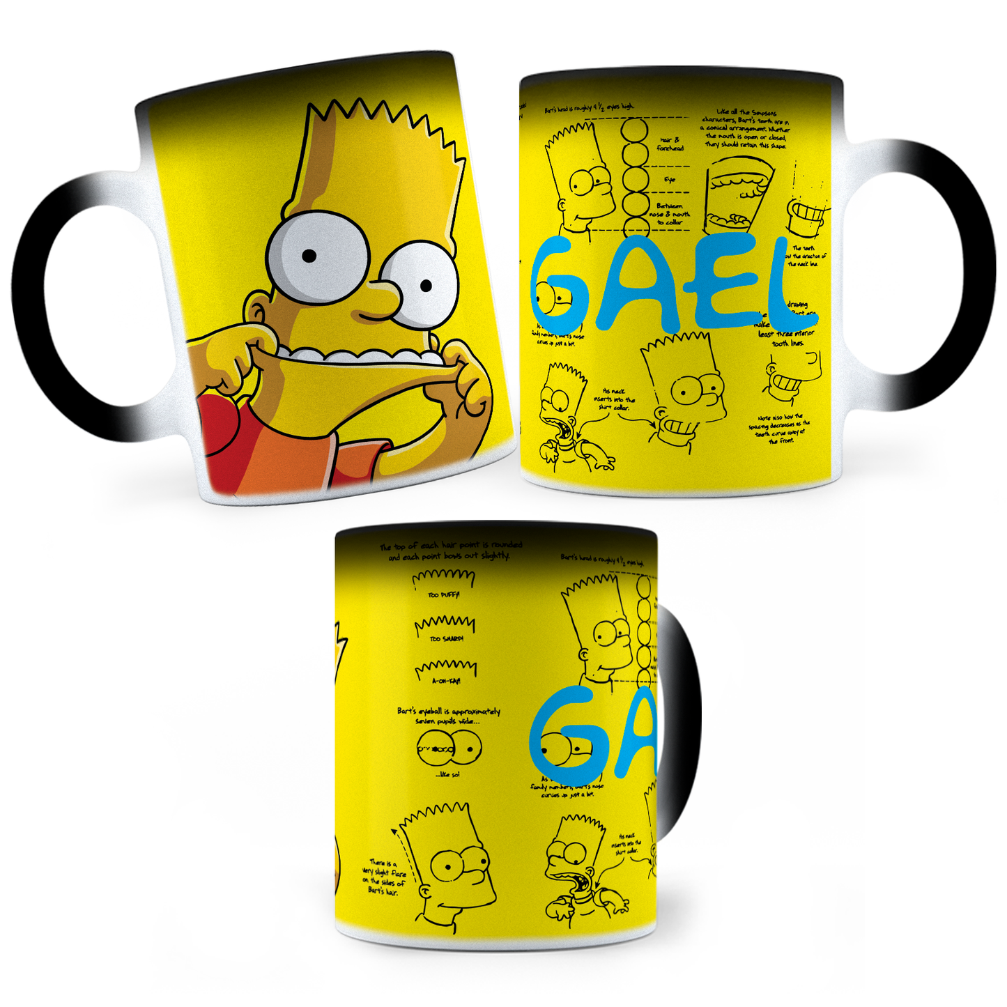 Taza Mágica Homero Simpson Personalizada -  Térmica 11 oz (320 ml)