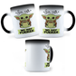 Taza Mágica Sin Café No Hay Fuerza - Yoda - Térmica 11 oz (320 ml)