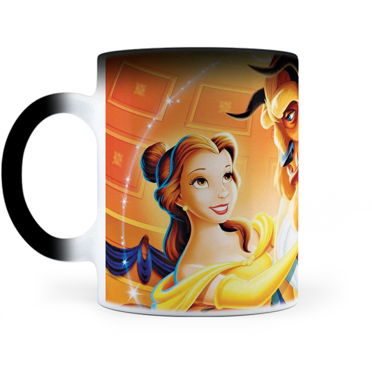 Taza Mágica La Bella Y La Bestia - Térmica 11 oz (320 ml)