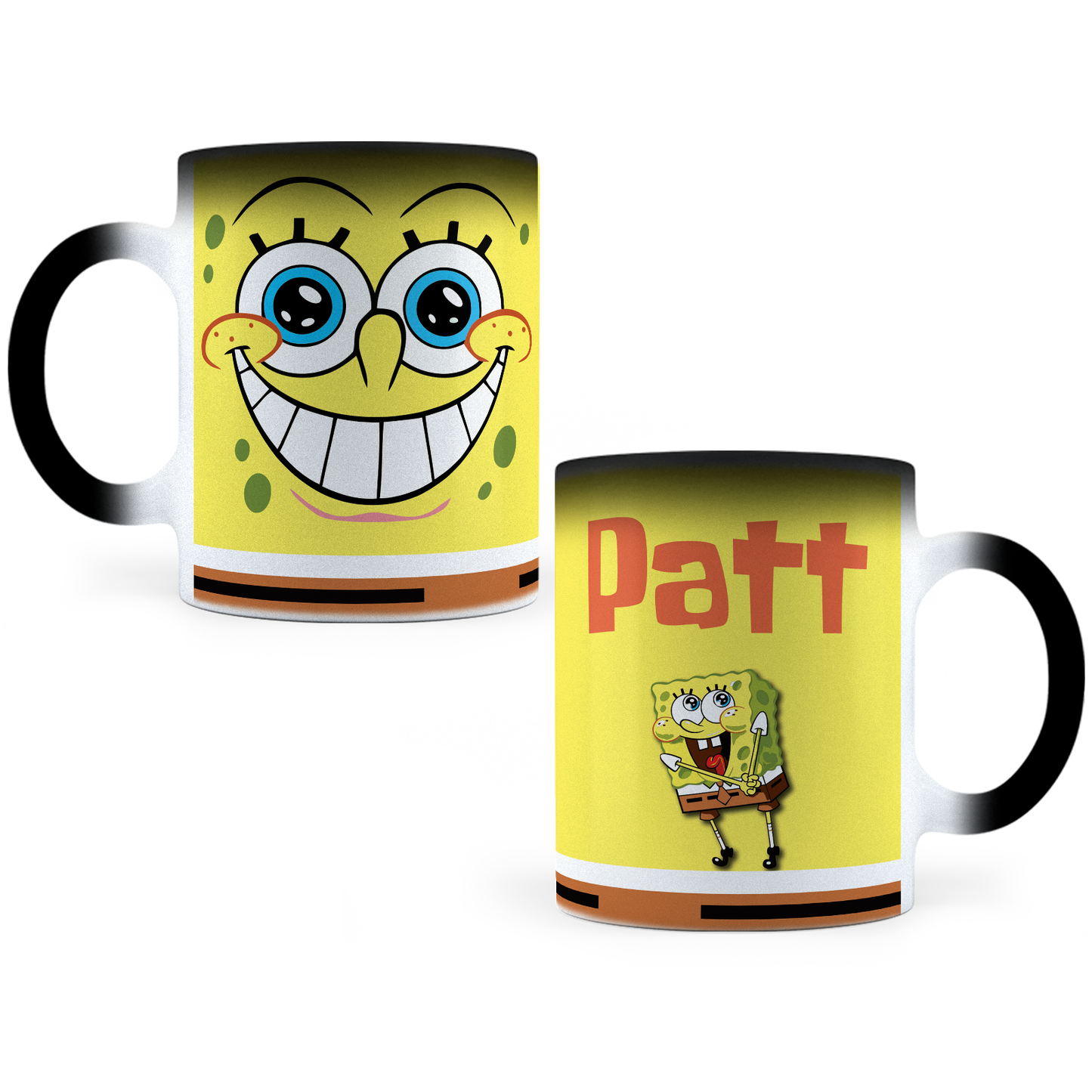 Taza Mágica Bob Esponja Personalizada - Térmica 11 oz (320 ml)