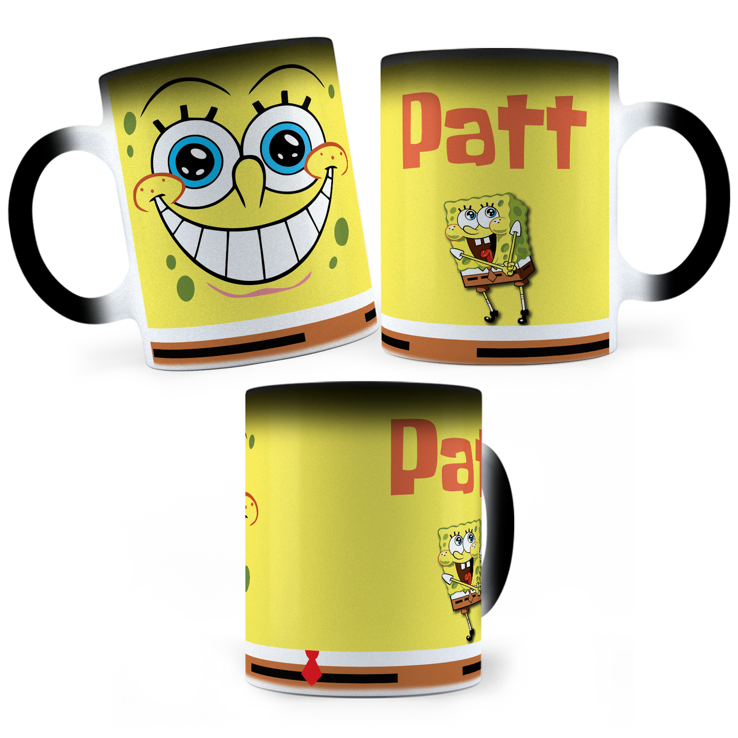 Taza Mágica Bob Esponja Personalizada - Térmica 11 oz (320 ml)