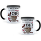 Taza Mágica La Vida Es Mejor Con Mucho Café - Térmica 11 oz ml (320)