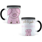 Taza Mágica Solo Te Gusto Por Mis Carnes - Térmica 11 oz (320 ml)