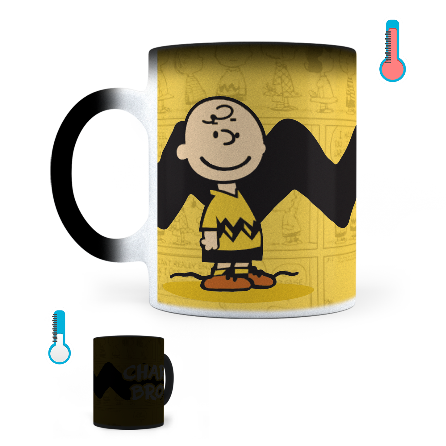 Taza Mágica Charlie Brown - Térmica 11 oz (320 ml)