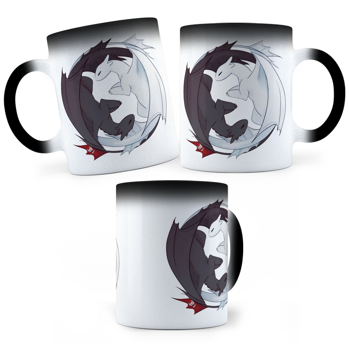 Taza Mágica Furia Luminosa Y Furia Nocturna -  Térmica 11 oz (320 ml)