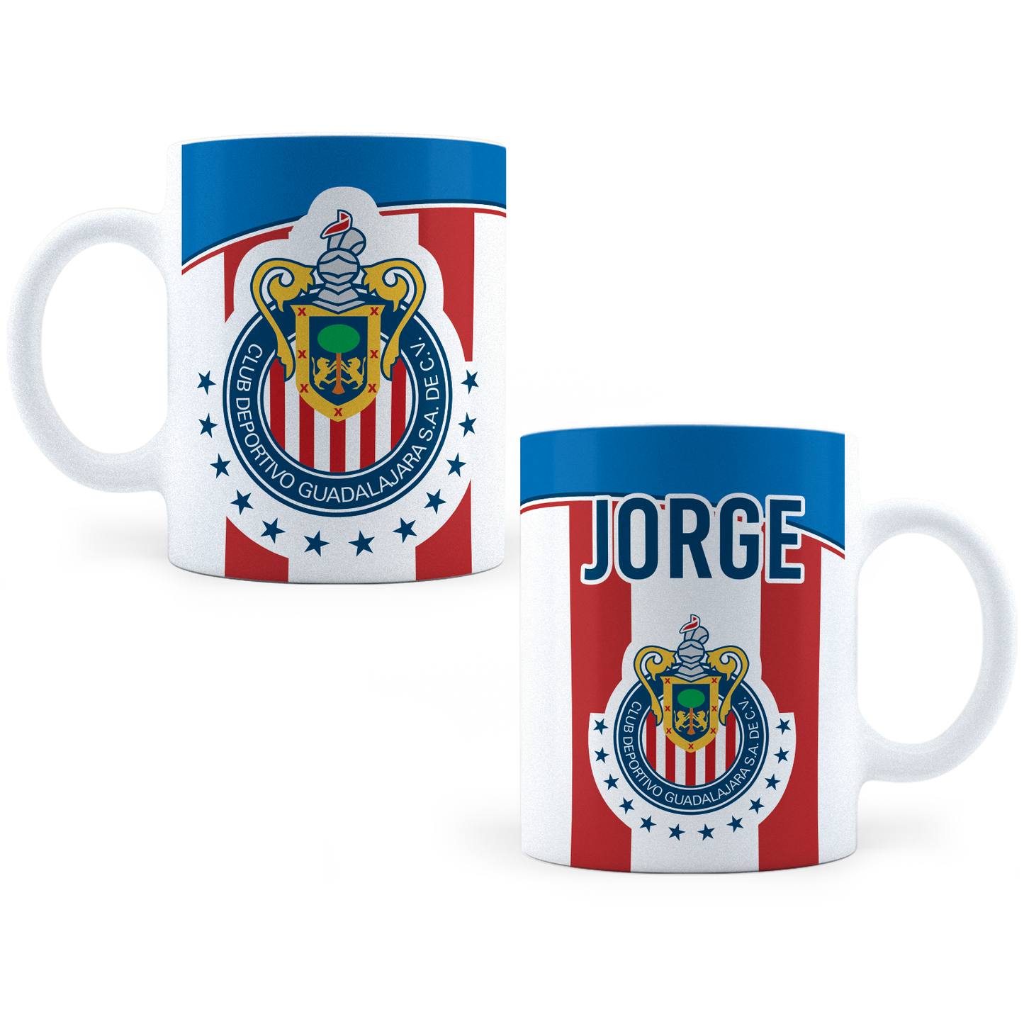 Taza Chivas de Guadalajara Personalizada -  11Oz (320 ml)