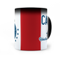Taza Mágica Chivas Rayadas Del Guadalajara Personalizada - Térmica 11 oz (320 ml)