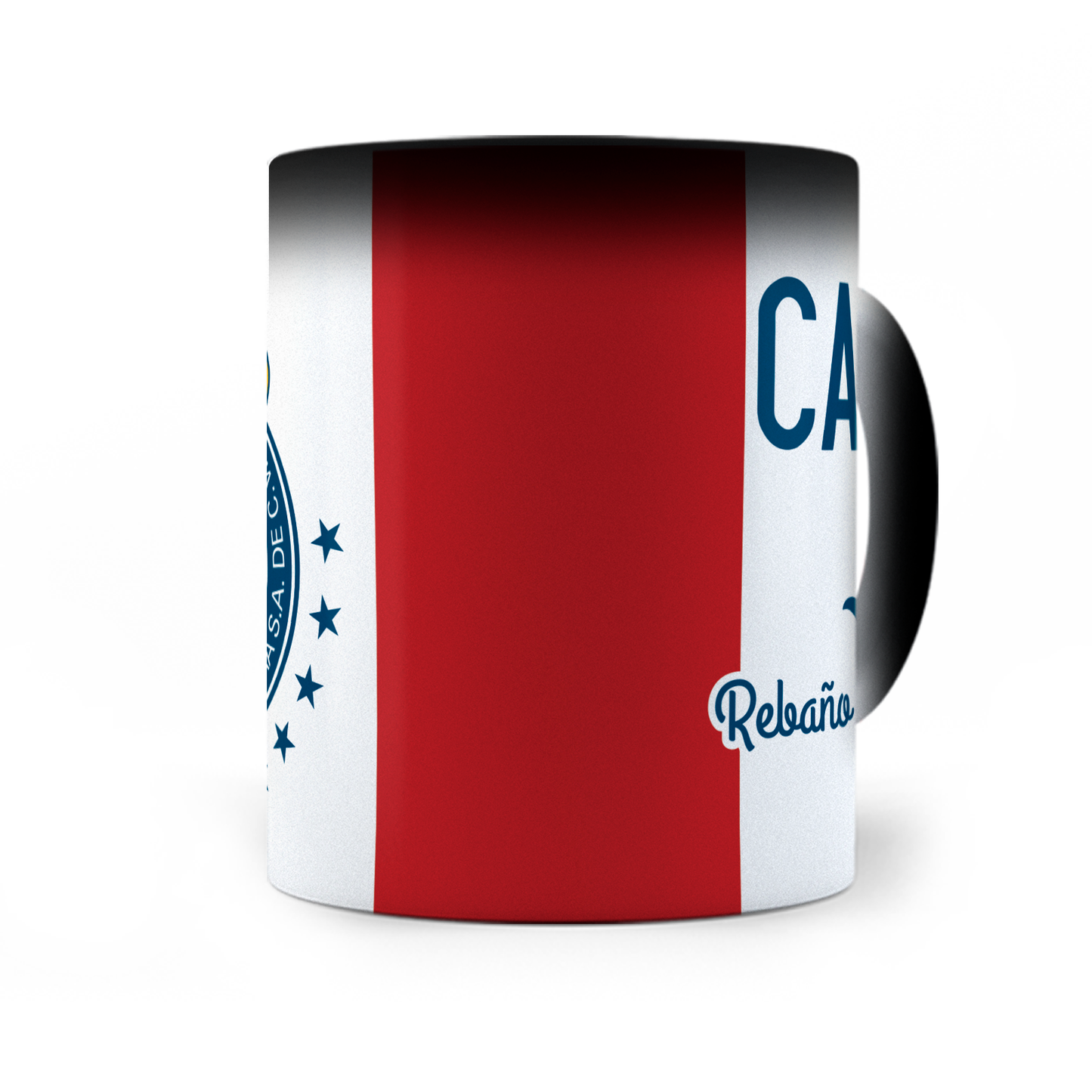 Taza Mágica Chivas Rayadas Del Guadalajara Personalizada - Térmica 11 oz (320 ml)