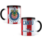 Taza Mágica Chivas Rayadas Del Guadalajara Personalizada - Térmica 11 oz (320 ml)