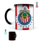 Taza Mágica Chivas Rayadas Del Guadalajara Personalizada - Térmica 11 oz (320 ml)